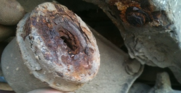 coupelle but�e rouill�e 205