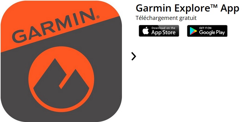application Garmin Explore
