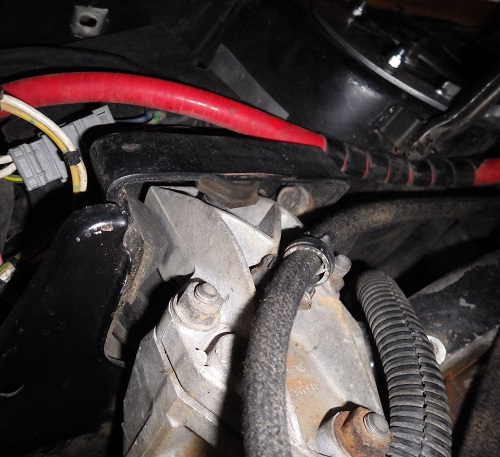 fixation support moteur 205 raid