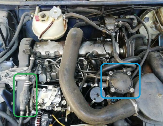 support filtre gasoil 205