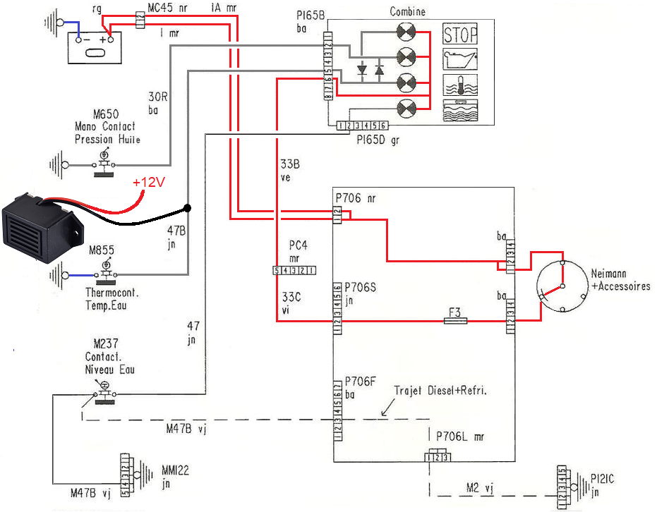 surchauffe moteur 205