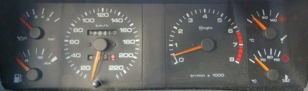 compteur veglia 205 gti