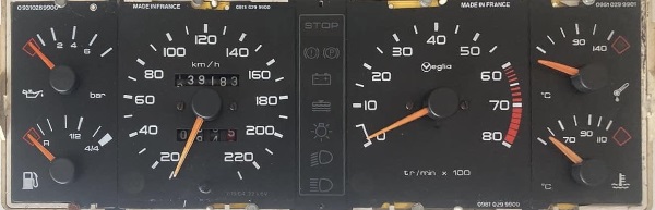 indicateurs veglia 205 gti