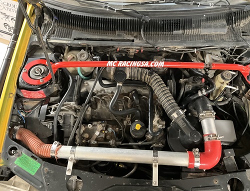 Détail montage snorkel 205 raid